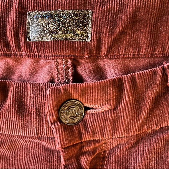 Mother The Looker Little Bit Country Corduroy Red Pants Size 31 - Picture 7 of 9